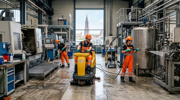 Les meilleures entreprises de nettoyage industriel à Strasbourg